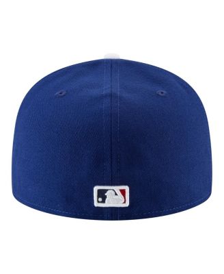 Men's Royal Los Angeles Dodgers Back-to-Back Champions Diamond Side Patch 59FIFTY Fitted Hat