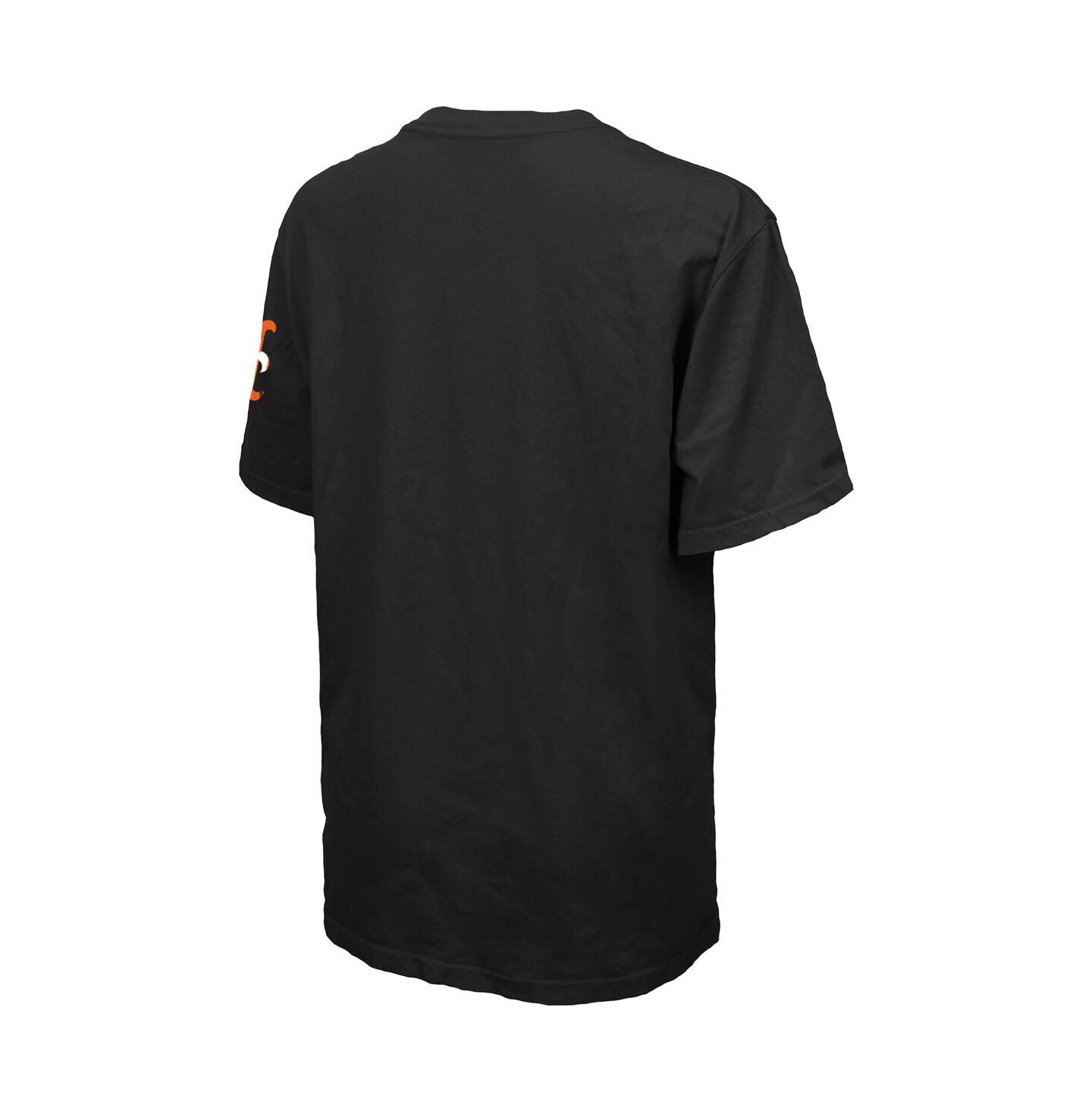 Женская футболка Majestic Threads Juan Soto Black New York Mets Oversized Name & Number — фото 3