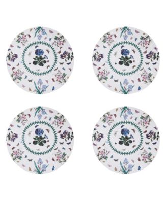 Botanic Garden Woven Braided Round Placemats, Set of 4