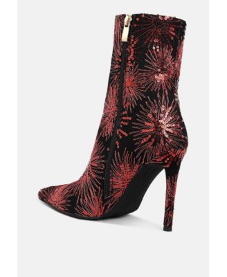 Women's Oleander Sequin Embellished Stiletto Boots
