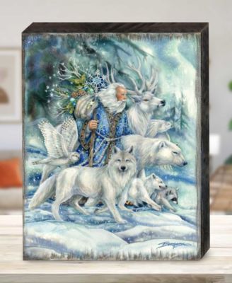 Cool Winds Father Winter Holiday Wall Art