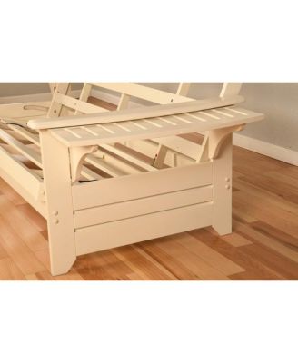 Phoenix Frame/Antique White Finish/Canadian Mattress/Storage Drawers