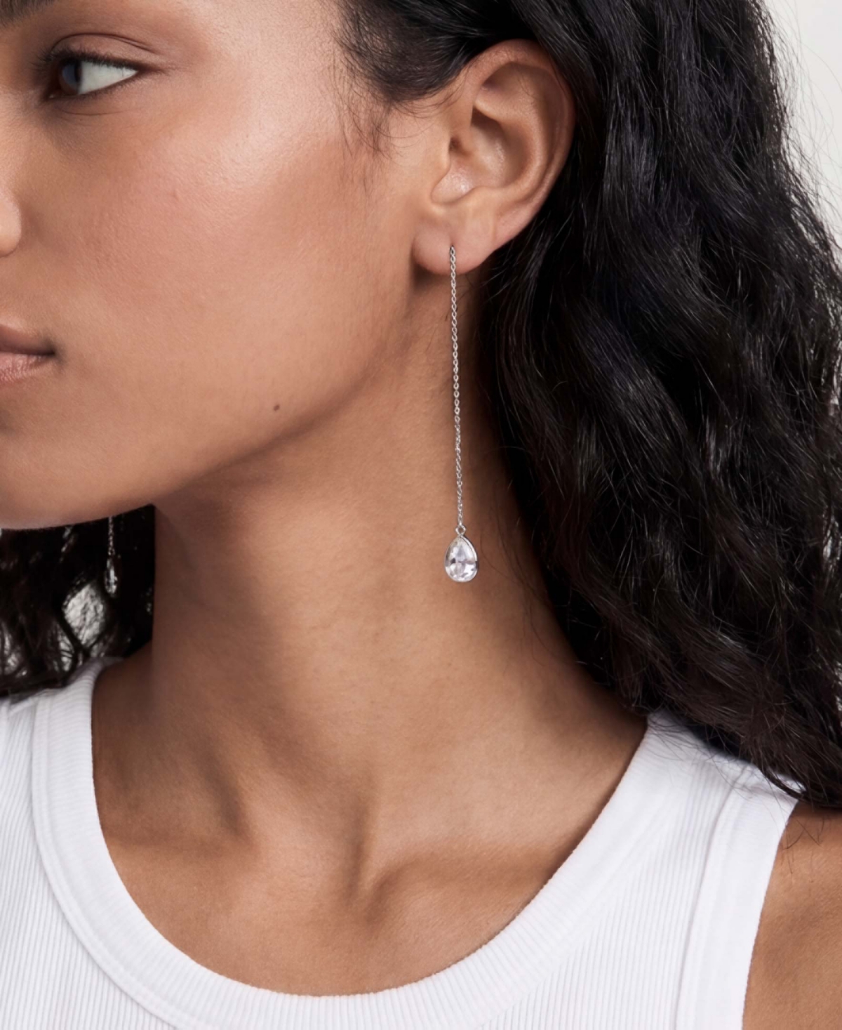 Ettika Barely There Crystal Dangle Earrings