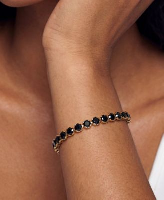 Crystal Chain 18k Gold Plated Tennis Bracelet