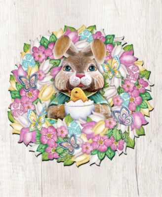 Bunny Holiday Door Wreath
