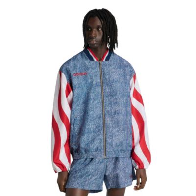 Men's Blue USA Soccer 1994 Denim Graphic Full-Zip Track Jacket