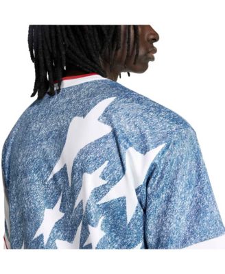 Men's Blue USA Soccer 1994 Denim Graphic Fashion Jersey