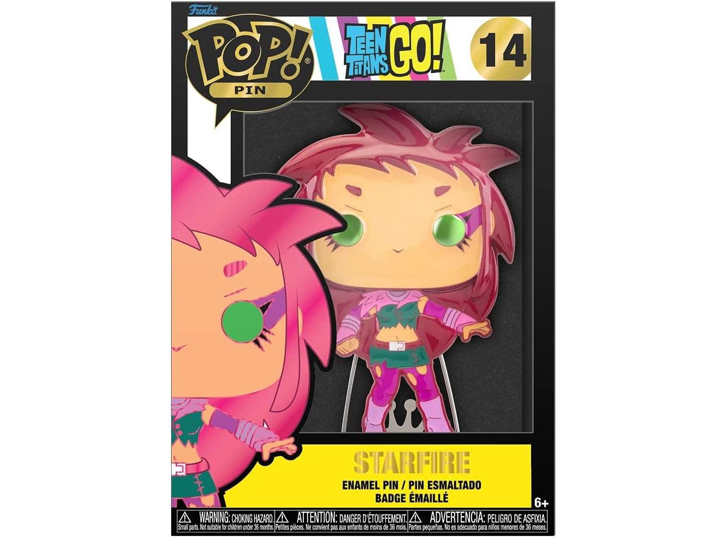 Детские фигурки Funko DC Comics Teen Titans Starfire 3" Pop! Pin, Ages 6+ — фото 3