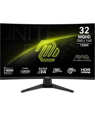 MAG 321CQF E18 31.5" 16:9 WQHD 180Hz Curved VA LCD HDR Gaming Monitor