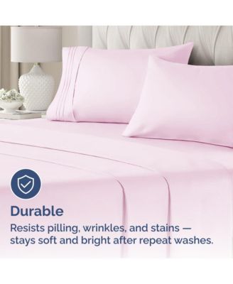 Pillowcase Set of 4 Soft Double Brushed Microfiber - Queen