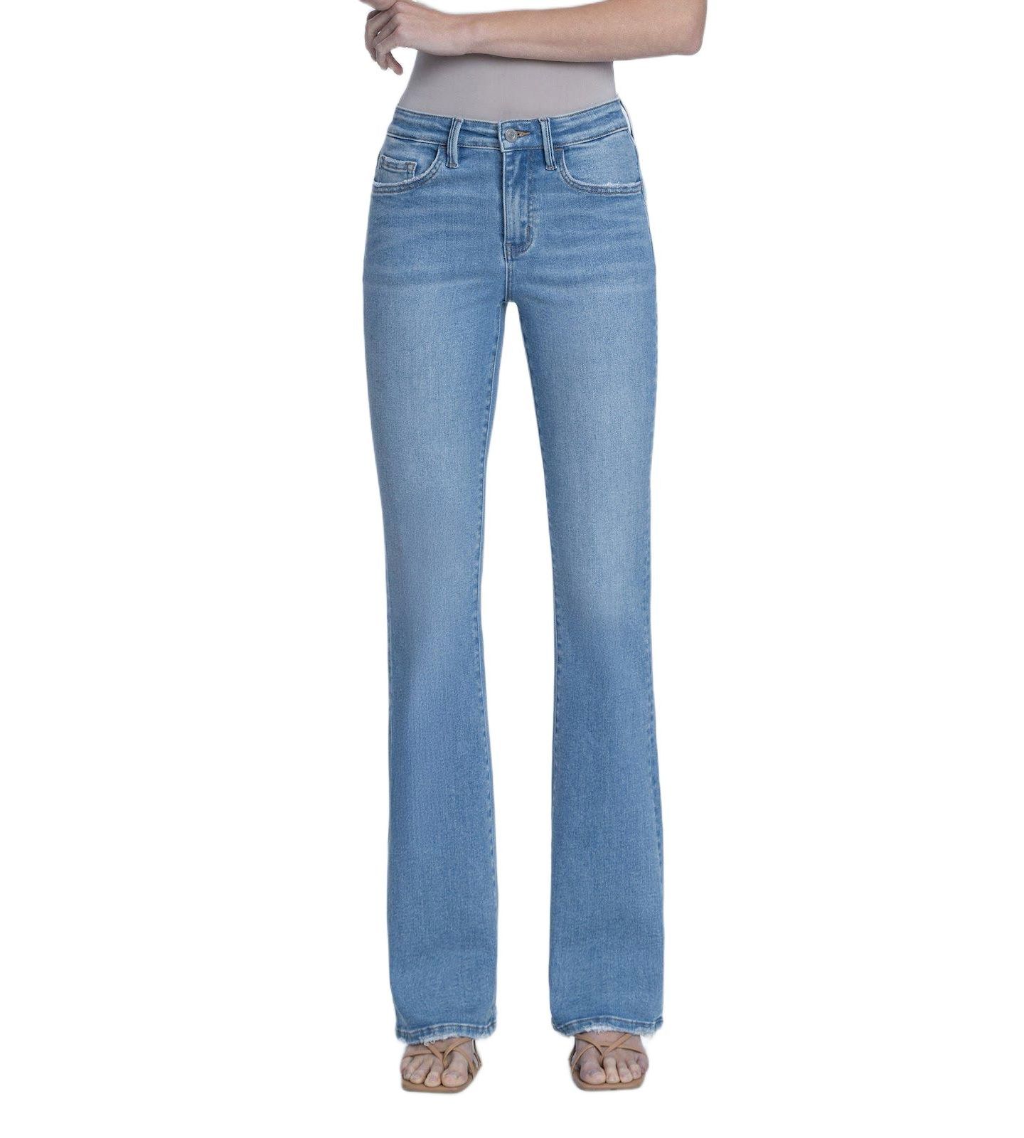 Женские джинсы Vervet High Rise Full Length Bootcut, цвет: Синий — фото 1