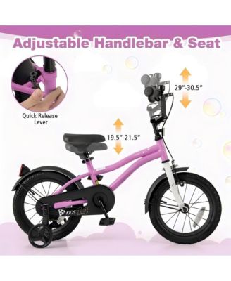 Kids Bike 14 Inch Children Training Bicycle with 2 Brake for 3-5 Years Old