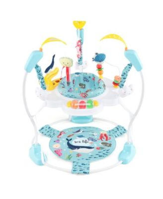 Toddler Height Adjustable Activity Center with Bounce Seat
