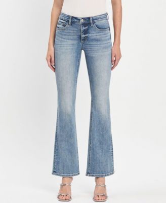 Women's Mid Rise Full Length Bootcut Jeans