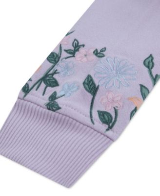 Toddler Girls' 2T-5T Essentials Embroidered Pullover Hoodie