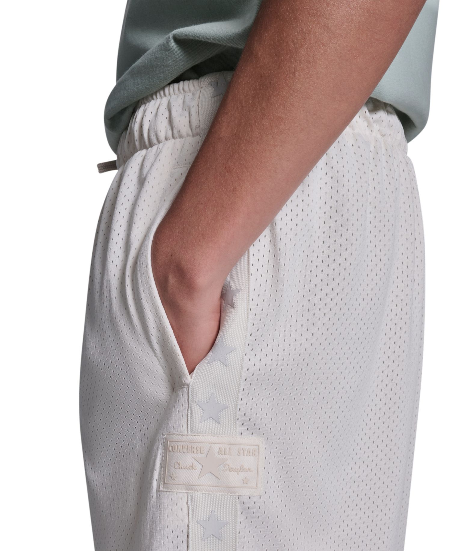 Men's Regular-Fit Star Mesh Shorts
