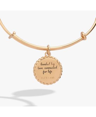 Mom Charm Bangle Bracelet, 'Bonded by Love'
