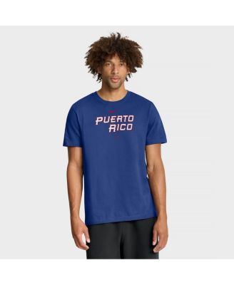 Men's Royal Puerto Rico Baseball 2026 World Baseball Classic Wordmark T-Shirt