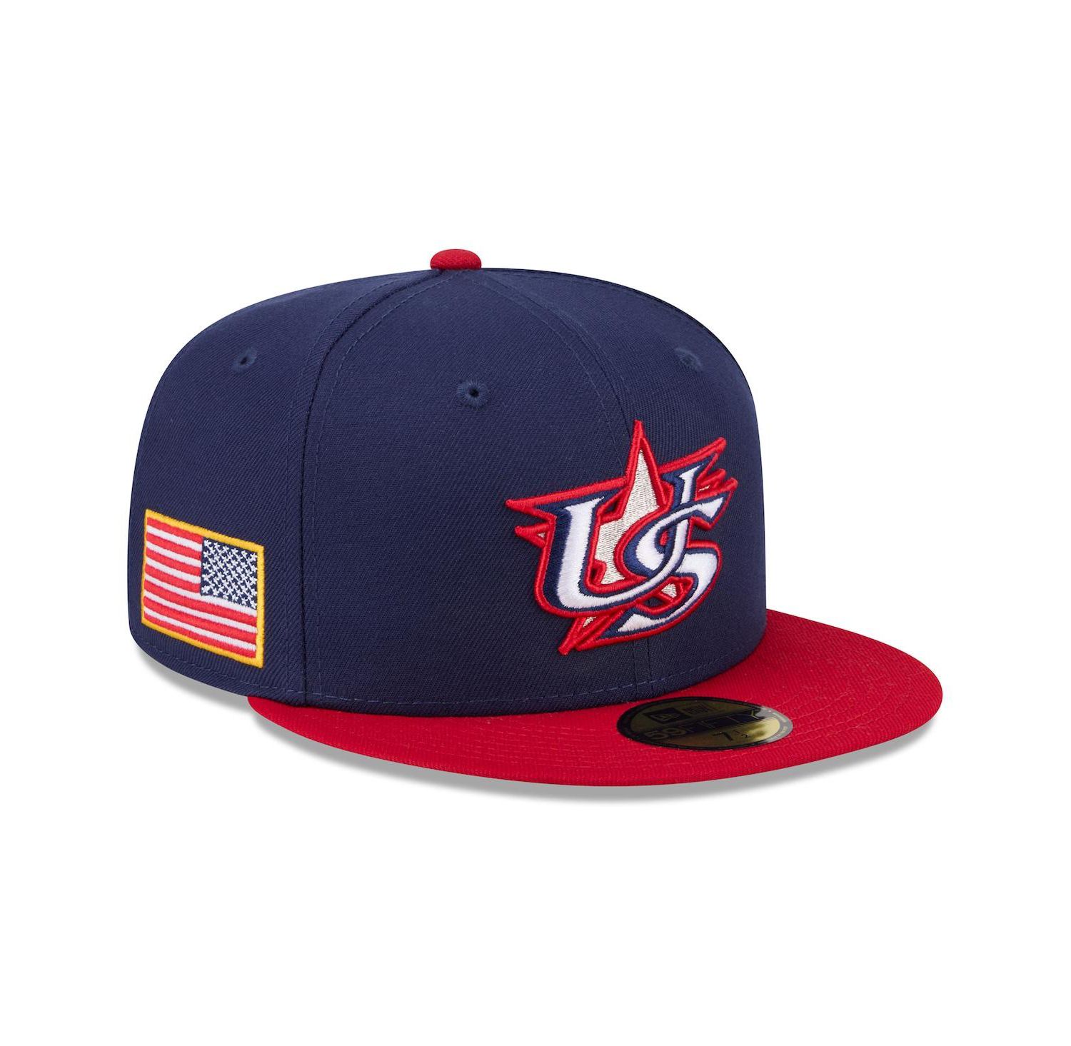 Men's Navy/Red USA Baseball 2026 World Baseball Classic 59FIFTY Fitted Hat