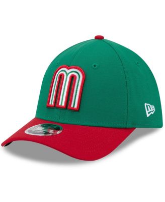 Men's Green/Red Mexico Baseball 2026 World Baseball Classic M-Crown 39THIRTY Flex Hat