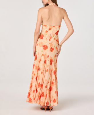 Women's Yasmeen Halter Neck Printed Dress