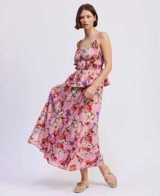 Women's Celeste Printed Pull-On Maxi Skirt