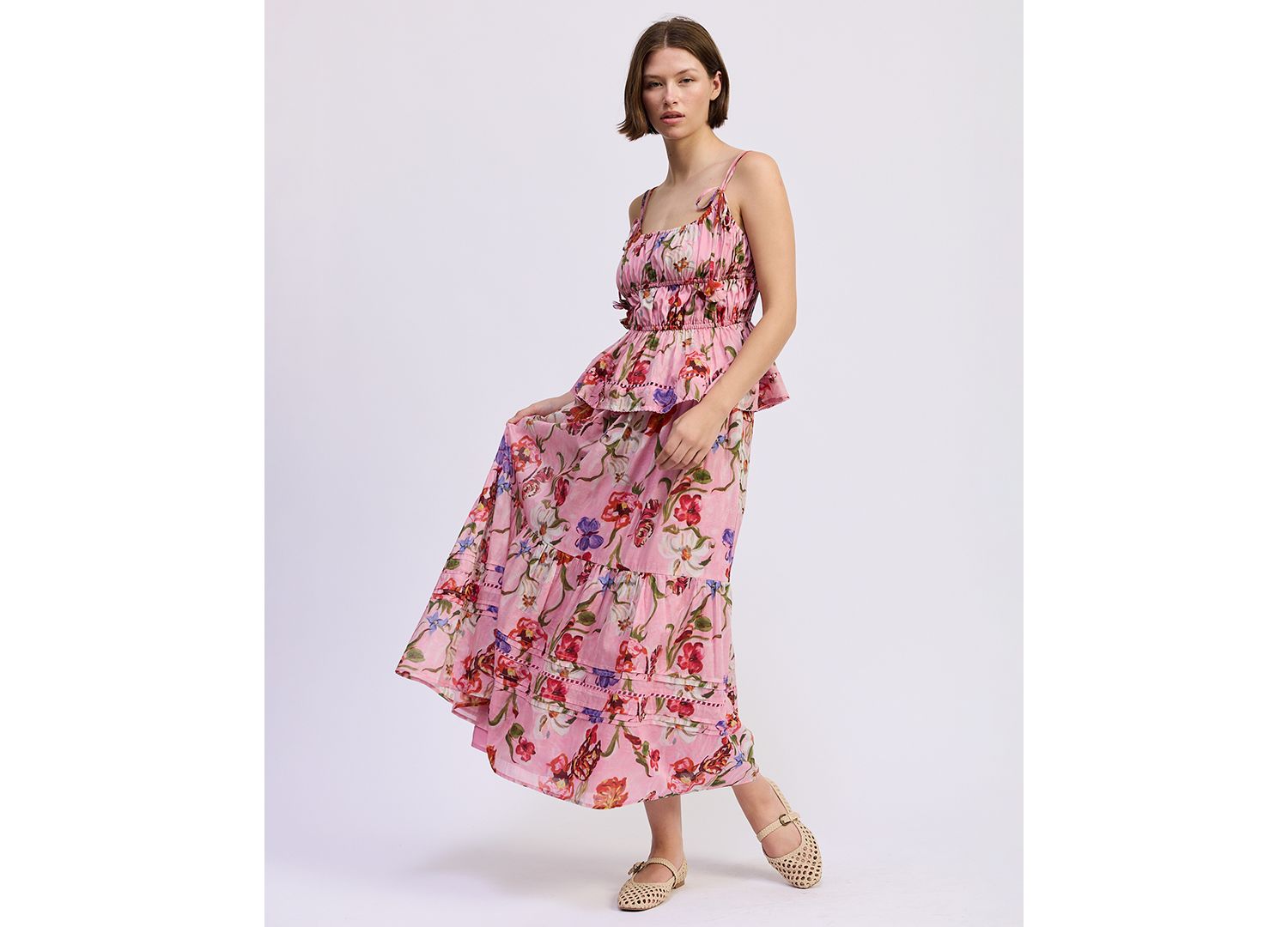Women's Celeste Printed Pull-On Maxi Skirt