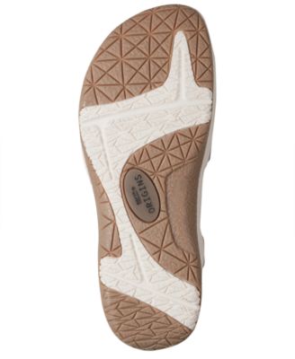 Women's Sylo Perforated Leather Flat Sandals