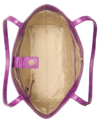 Mona Alba Large Leather Tote Bag