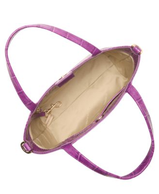 Mona Alba Small Leather Crossbody Tote Bag