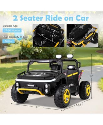 24V 2-Seater Kids Ride On UTV Truck with Horn, Music & Story