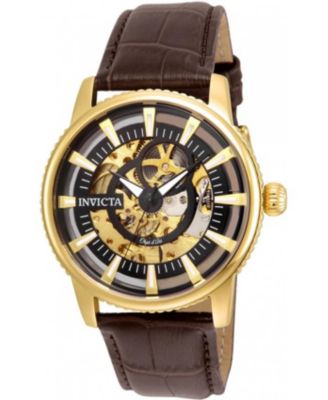 Men's 22642 Objet D Art Quartz Skeleton Dial Watch