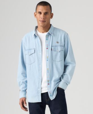 Premium Men's Relaxed-Fit Western Embroidered