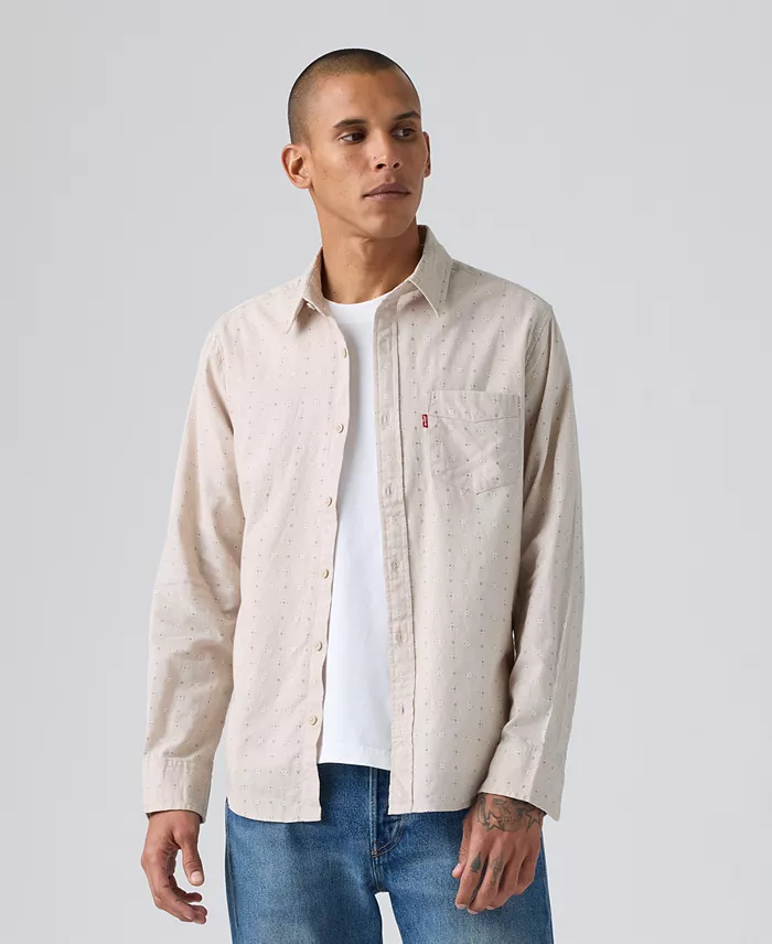 Men's Classic Pocket Regular-Fit Long-Sleeve Shirt - thumbnail 10