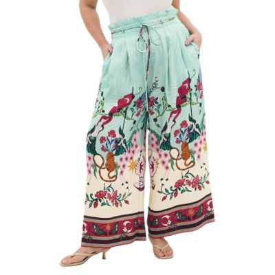 Women's Athena Dreamscape Print Wide Leg Pant