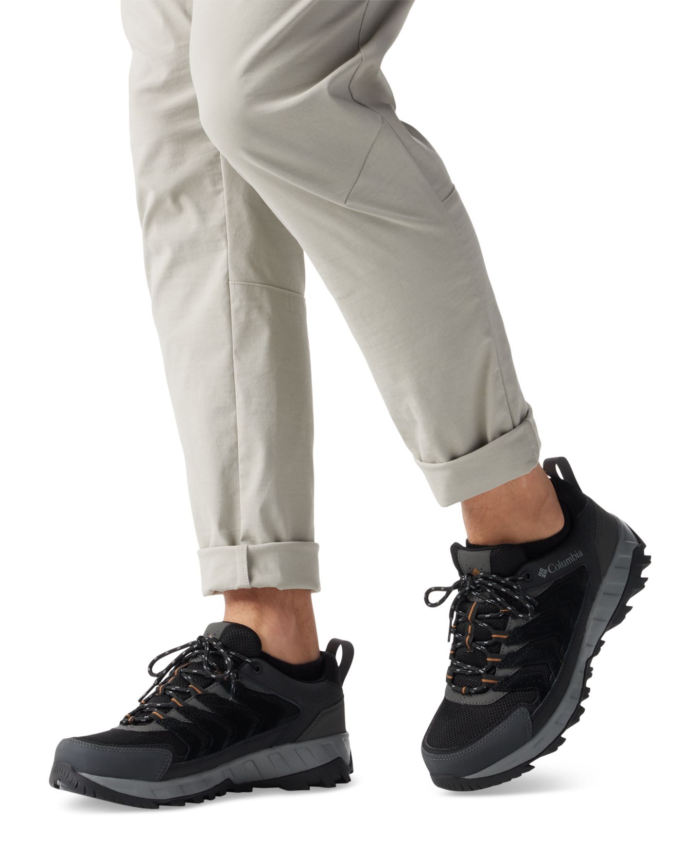 Мужские кроссовки Columbia Strata Trail Low Lace-Up, цвет: Чёрный — фото 7