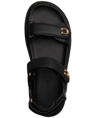 Women's Brynn Leather Round Toe Sandals