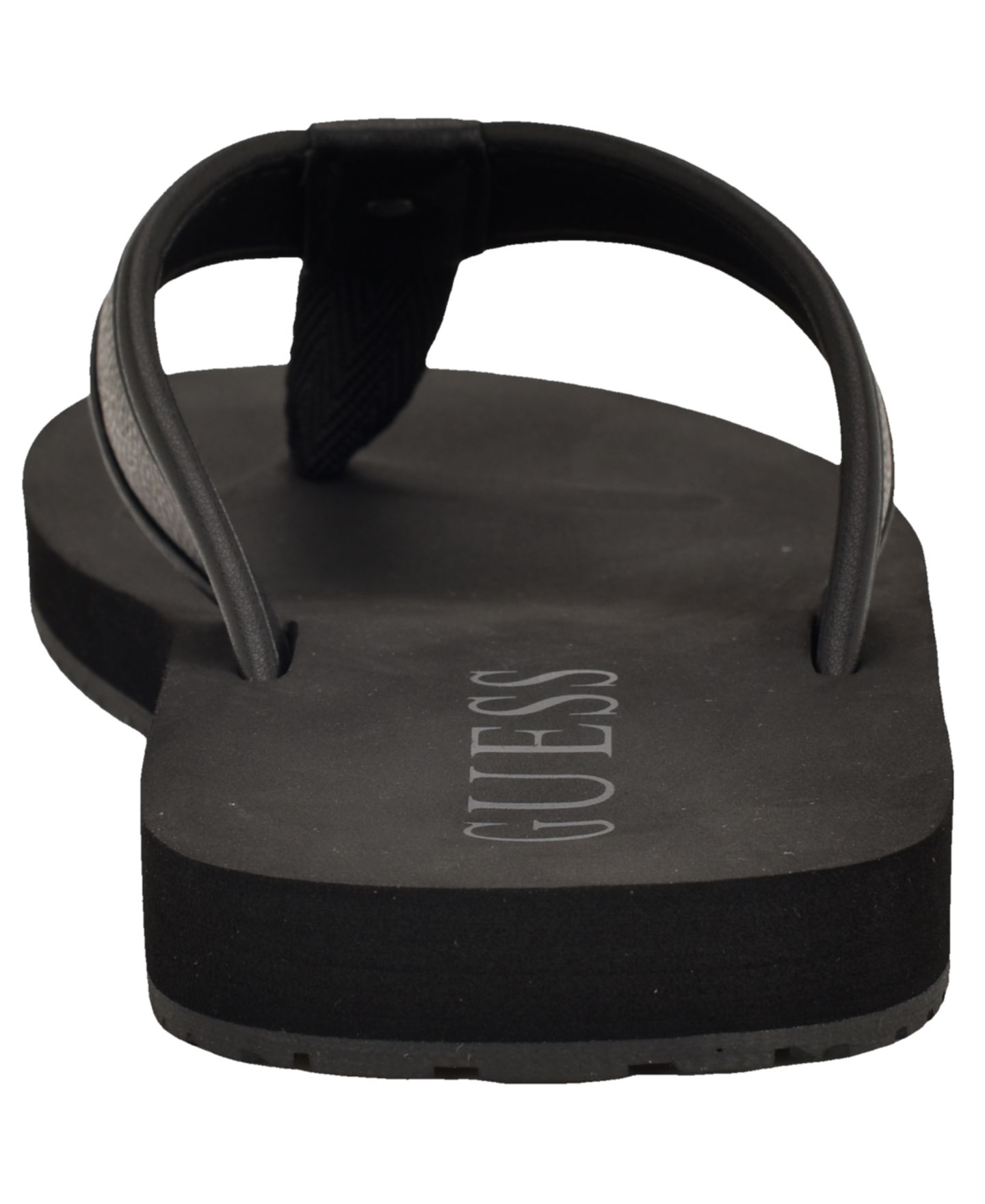 Мужские сандалии GUESS Dingle Casual Flip-Flop Thongs, цвет: Тёмный серый разноцветный — фото 3