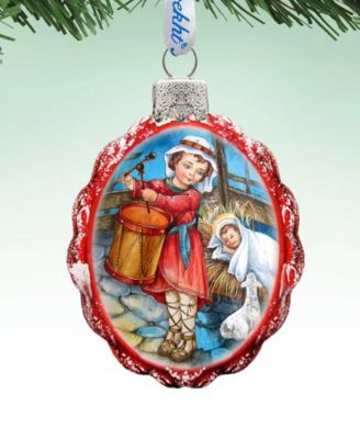 Drummer Boy Mercury Holiday Ornament