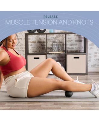 4-Speed Vibrating Peanut Massage Ball | Lacrosse Ball & Foam Roller for Recovery & Therapy