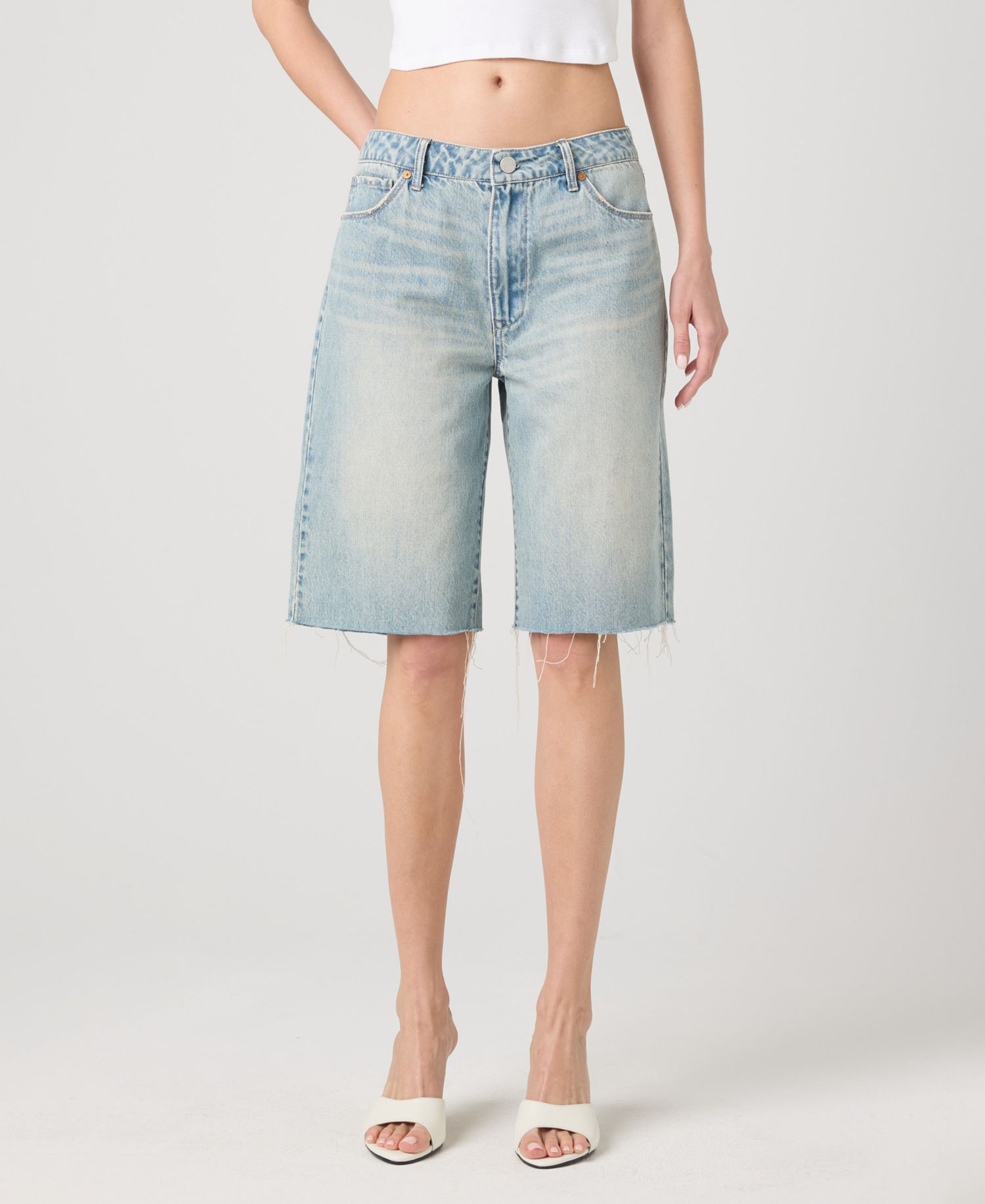 Women's The Leonard Loose Bermuda Denim Shorts