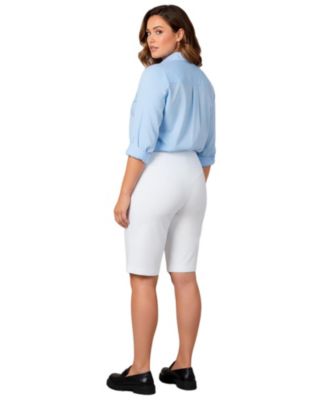 Women's Plus Size Super-Stretch Pull-On Short