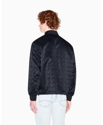 Men's All Over Print Jacquard Bomber Jacket