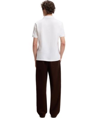 BECKHAM x BOSS Men's Cotton Silk Polo Shirt