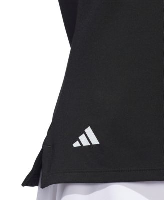 Women's Solid Short-Sleeve Polo Shirt