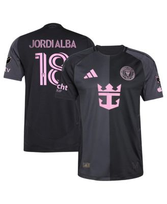 Men's Jordi Alba Ramos Black Inter Miami CF 2025 The Fortitude Kit Authentic Player Jersey