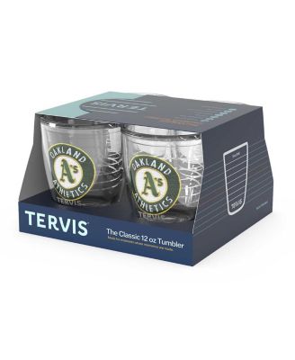 Oakland Athletics Four-Pack 12oz. Emblem Tumbler Set