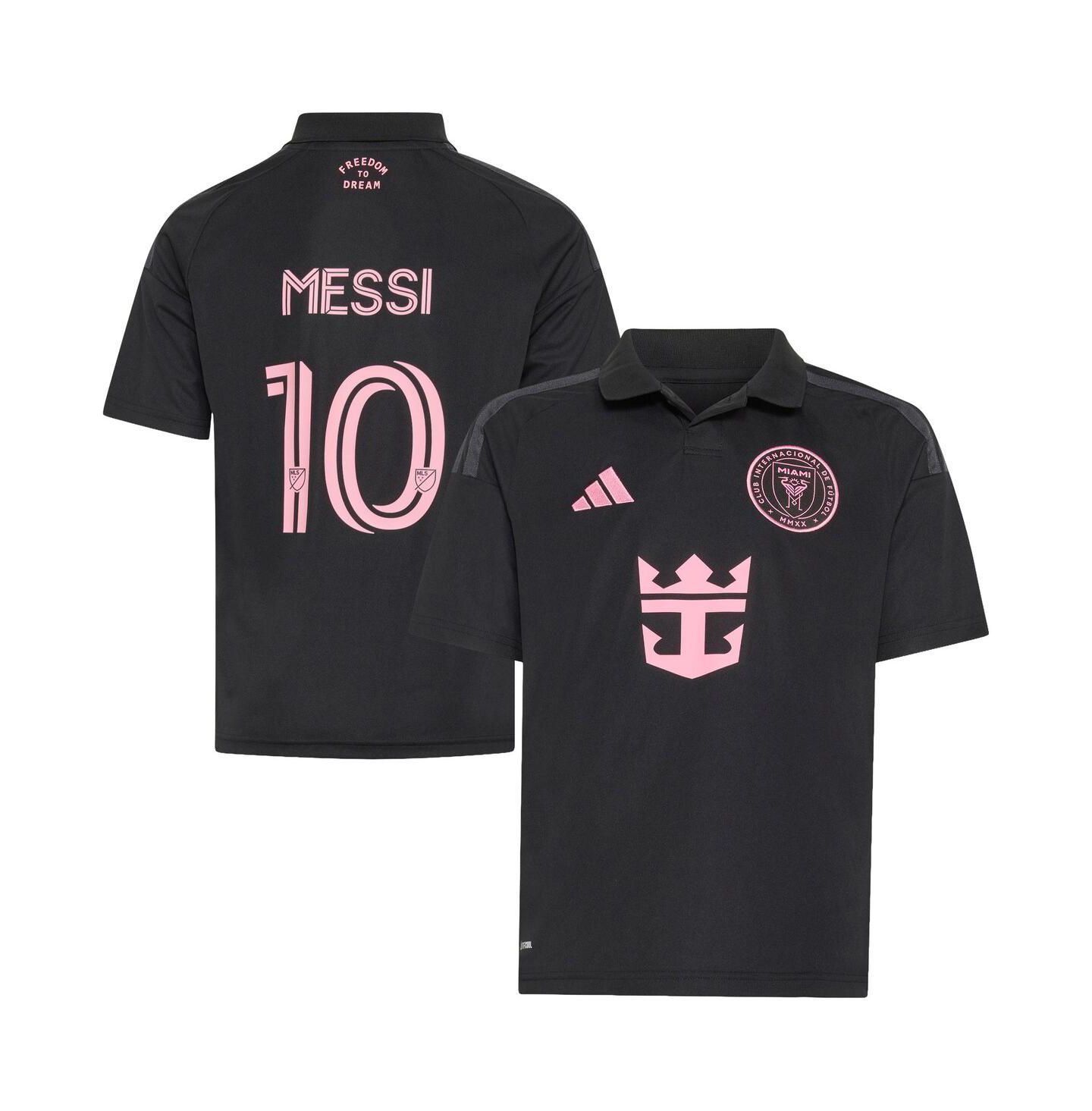 Детское джерси adidas Lionel Messi Inter Miami CF 2026 Presagio Replica, Black — фото 1
