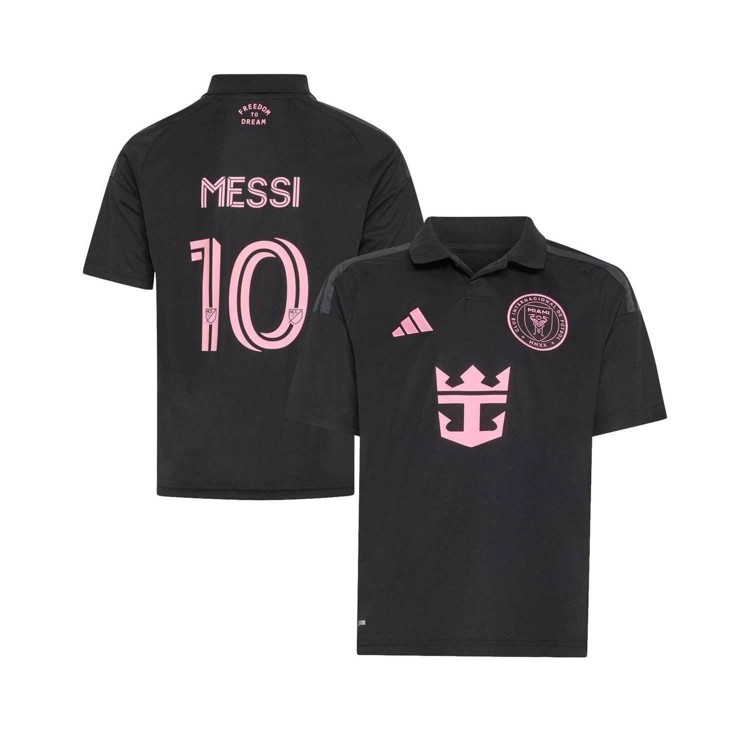 Big Boys and Girls Lionel Messi Black Inter Miami CF 2026 Presagio Replica Jersey
