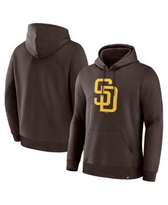 Men's Brown San Diego Padres Primary Logo Legacy Hoodie